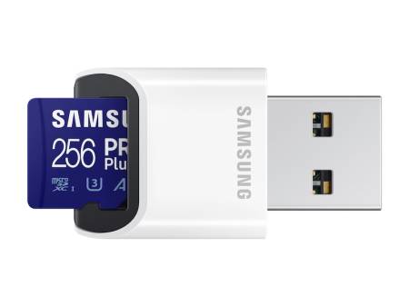 Samsung 256GB Micro SD PRO Plus + Reader