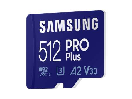 Samsung 512GB Micro SD PRO Plus + Reader