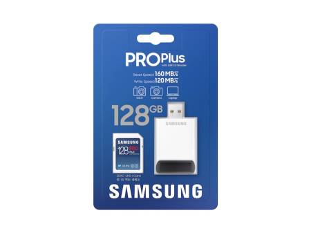 Samsung 128GB SD PRO Plus + Reader