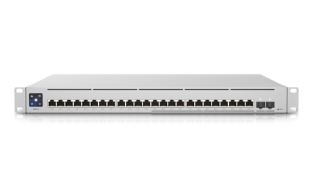 Комутатор Ubiquiti Enterprise 24 PoE с 2.5Gbps и SFP+ порта