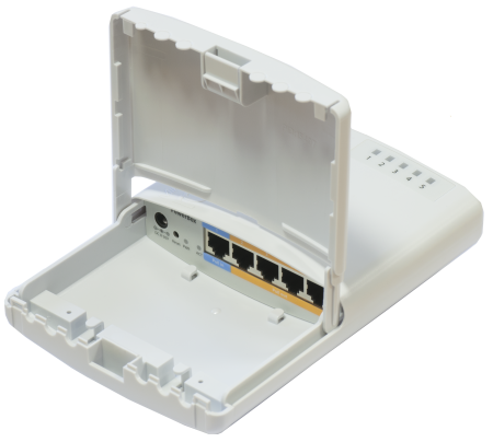 Рутер MikroTik PowerBox RB750P-PBr2 с 5х Ethernet порта