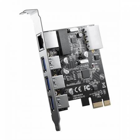 PCI-e адаптер Orico PNU-3A1R-BK-BP USB 3.0