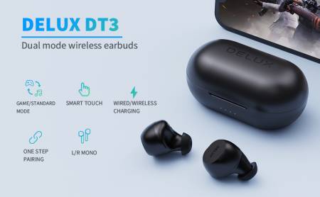 Слушалки Delux DT3 Earbuds True Wireless Bluetooth in-ear