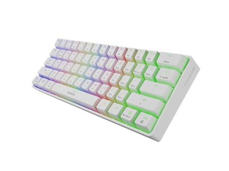 Genesis Mechanical Gaming Keyboard Thor 660 Wireless RGB Backligtht Gateron Red White