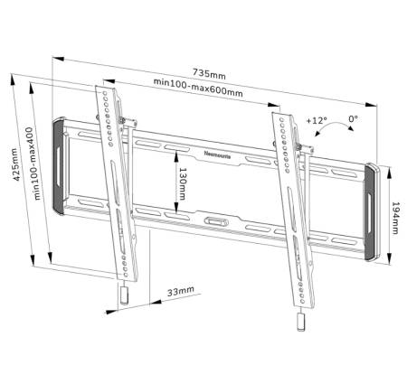 Neomounts Screen Wall Mount (tilt