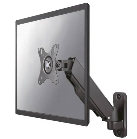 Neomounts wall mounted gas spring monitor arm (2 pivots VESA 100x100)