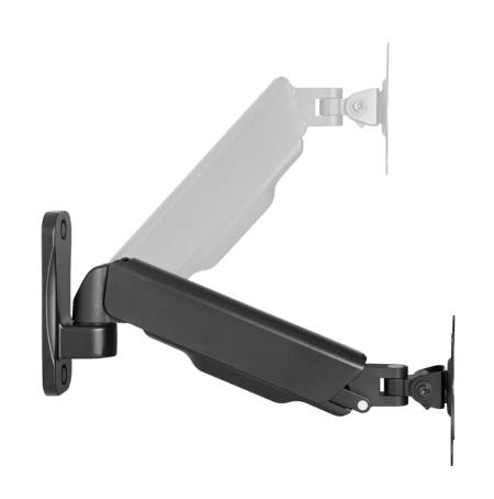 Neomounts wall mounted gas spring monitor arm (2 pivots VESA 100x100)