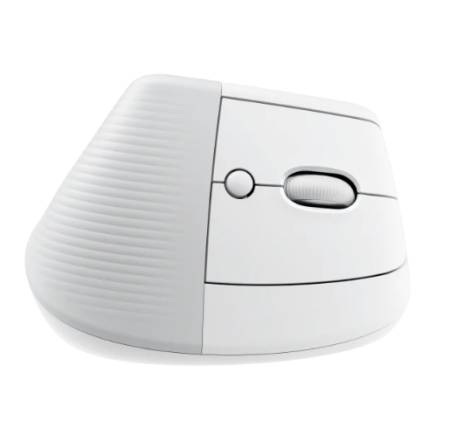 Logitech Lift Vertical Ergonomic Mouse - OFF-WHITE/PALE GREY - EMEA