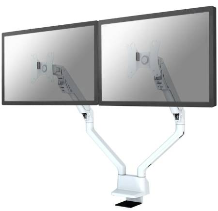 Neomounts Flat Screen Desk Mount (clamp/grommet) for 2 Monitor Screens