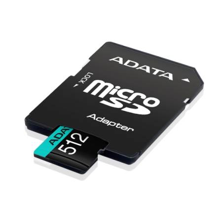 ADATA 512GB MicroSDXC UHS-I U3 V30S (with adapter)