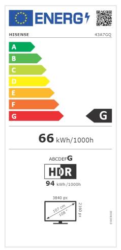 Hisense 43" A7GQ