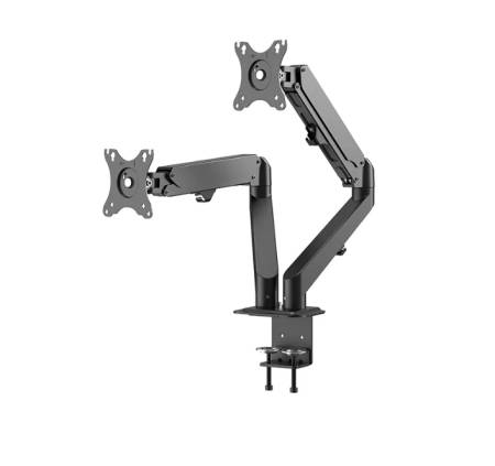 Neomounts Gas Spring Mount (clamp/grommet) for 2 Monitor Screens