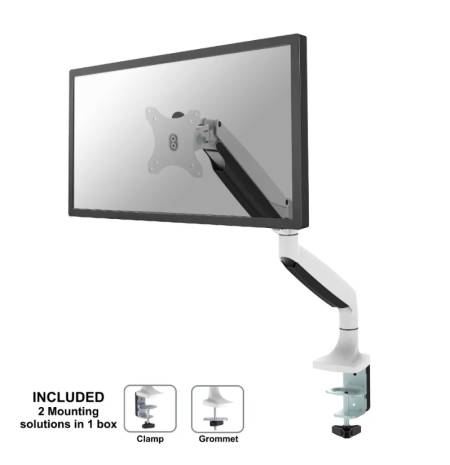 Neomounts Flat Screen Desk mount (10-32") desk clamp/grommet