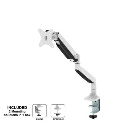 Neomounts Flat Screen Desk mount (10-32") desk clamp/grommet