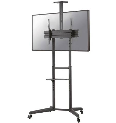 Neomounts Mobile Floor Stand incl. AV- and cam shelf (height adjustable: 128.5-145 cm)