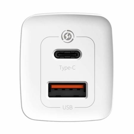 Зарядно устройство Baseus USB 65W + USB-C порт GaN2 Lite quick