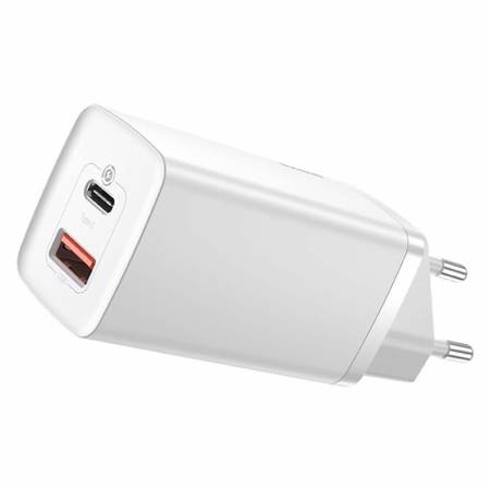 Зарядно устройство Baseus USB 65W + USB-C порт GaN2 Lite quick