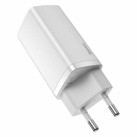 Зарядно устройство Baseus USB 65W + USB-C порт GaN2 Lite quick