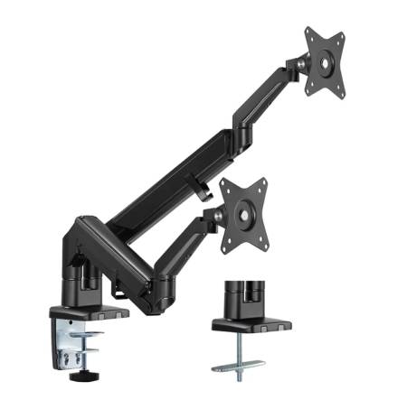 Neomounts Desk Mount ultra flat (clamp/grommet) for 2 Monitor Screens
