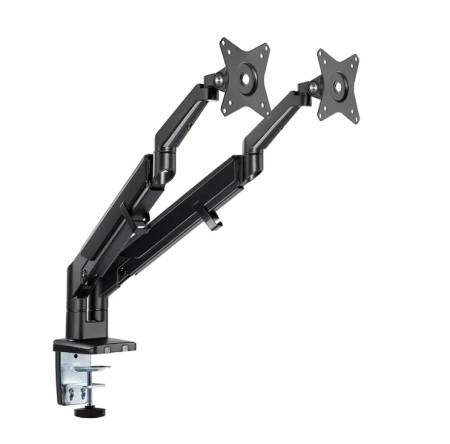 Neomounts Desk Mount ultra flat (clamp/grommet) for 2 Monitor Screens
