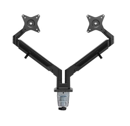 Neomounts Desk Mount ultra flat (clamp/grommet) for 2 Monitor Screens