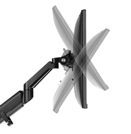 Neomounts Desk Mount ultra flat (clamp/grommet) for 2 Monitor Screens