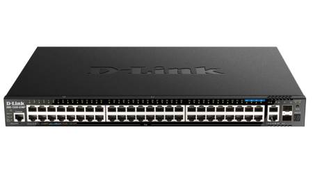 D-Link 44 ports GE PoE + 4 ports 2.5 GE PoE + 2 10GE ports + 2 SFP+ Smart Managed Switch