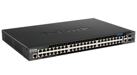 D-Link 44 ports GE PoE + 4 ports 2.5 GE PoE + 2 10GE ports + 2 SFP+ Smart Managed Switch