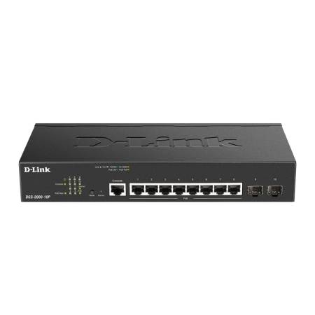 D-Link 8-port Gbit PoE Managed Switch incl. 2x SFP