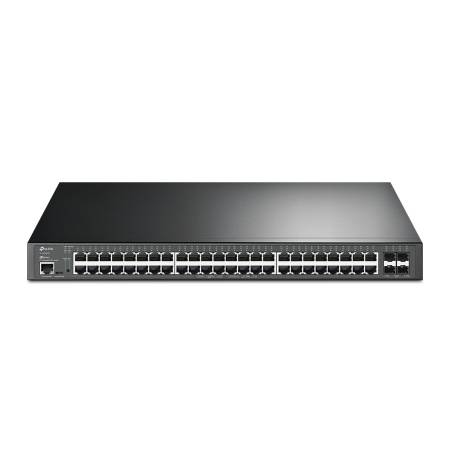 Комутатор TP-Link TL-SG3452XP JetStream управляем с 48-Gigabit PoE+ порта и 4SFP+ порта