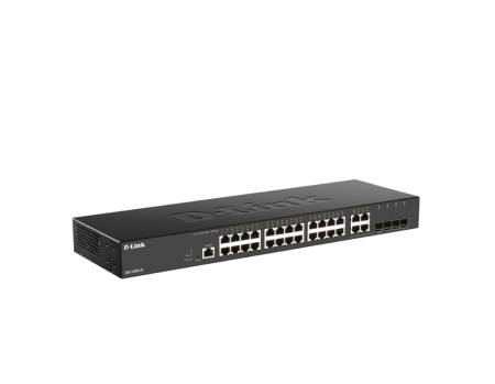 D-Link 24-port Gigabit Managed Switch plus 4 Combo 1000BaseT/SFP