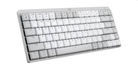 Logitech MX Mechanical Mini for Mac Minimalist Wireless Illuminated Keyboard - PALE GREY - US INT'L - EMEA