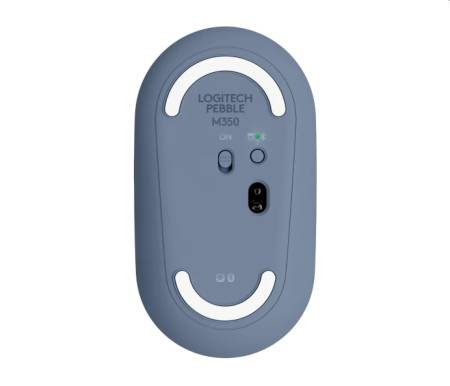 Logitech Pebble M350 Wireless Mouse - BLUEBERRY - EMEA-914