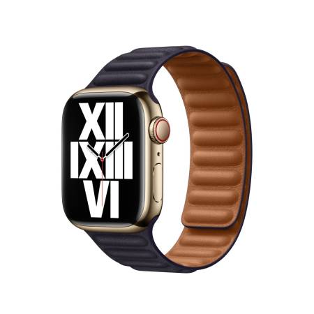 Apple Watch 41mm Ink Leather Link - S/M