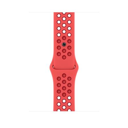 Apple Watch 45mm Bright Crimson/Gym Red Nike Sport Band