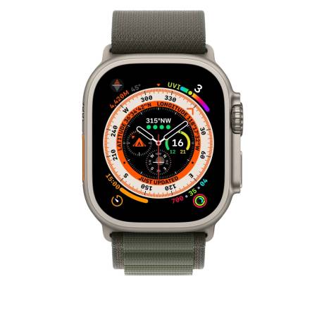 Apple Watch 49mm Green Alpine Loop - Medium