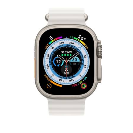 Apple Watch 49mm White Ocean Band