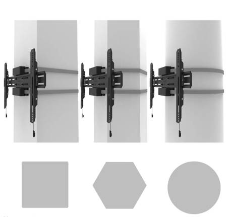 Neomounts Select Screen Pillar Mount (fixed
