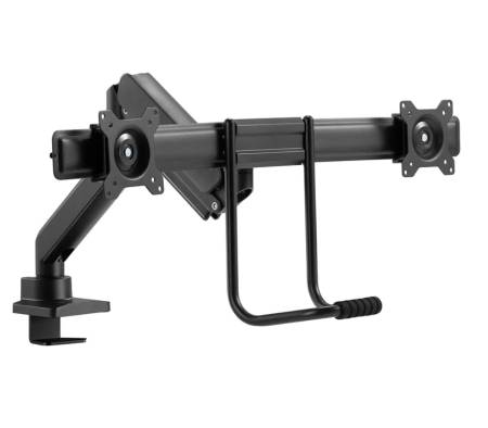 Neomounts Screen Desk Mount 2 screens (topfix clamp & grommet) for 2 Monitor Screens