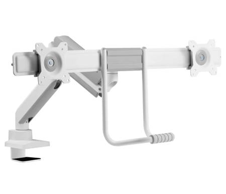 Neomounts Screen Desk Mount 2 screens (topfix clamp & grommet) for 2 Monitor Screens