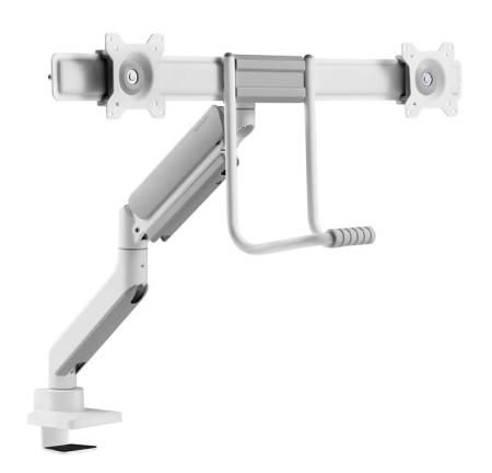 Neomounts Screen Desk Mount 2 screens (topfix clamp & grommet) for 2 Monitor Screens
