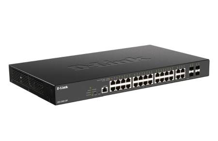 D-Link 24-port PoE Gigabit Managed Switch + 4 Combo 1000BaseT/SFP