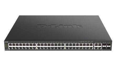 D-Link 48-Port Gigabit PoE Managed Switch + 4 Combo 1000BaseT/SFP