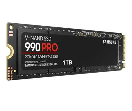 Samsung SSD 990 PRO 1TB PCIe 4.0 NVMe 2.0 M.2 V-NAND 3-bit MLC