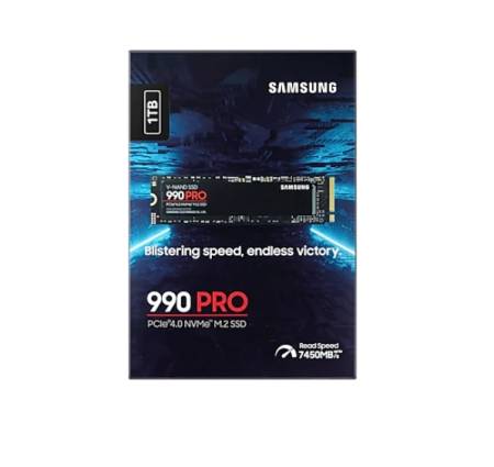 Samsung SSD 990 PRO 1TB PCIe 4.0 NVMe 2.0 M.2 V-NAND 3-bit MLC