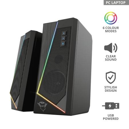 TRUST GXT 609 Zoxa RGB 2.0 Speaker Set