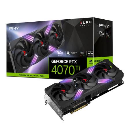 PNY GEFORCE RTX 4070Ti 12GB XLR8 Gaming VERTO Overclocked Edition
