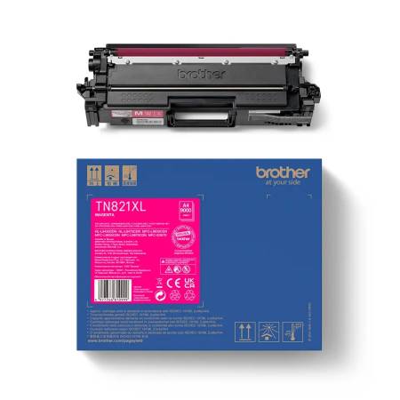 Brother TN-821XLM Magenta Toner Cartridge High Yield