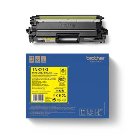 Brother TN-821XLY Yellow Toner Cartridge High Yield