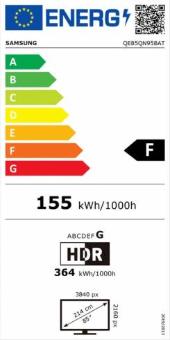 Samsung 85'' 85QN95B Neo QLED FLAT